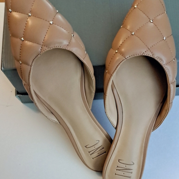 MACYS INTERNATIONCONCEPT, INC SHOES. MULES LIGHT BROWN, 7.5 US. NEW WITHOUT TAG. - Picture 6 of 11